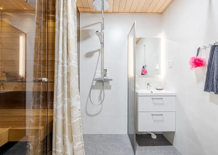 Riverside Pearl - Modern Near Santa Claus Village, Sauna & Aurora View Apartament