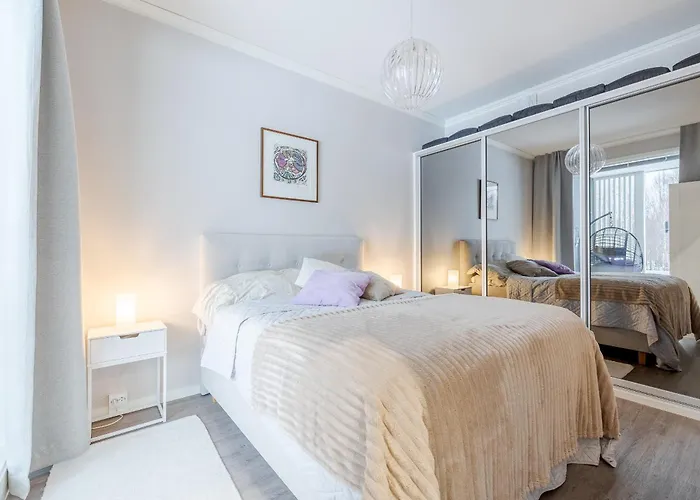 Apartament Riverside Pearl - Modern Near Santa Claus Village, Sauna & Aurora View *