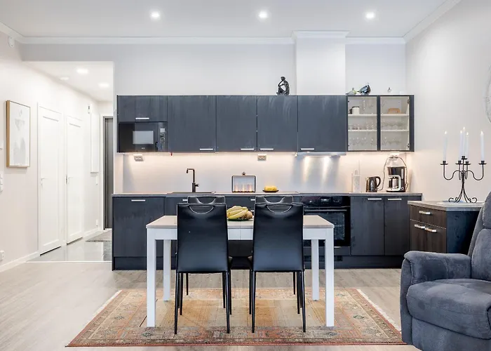 Riverside Pearl - Modern Near Santa Claus Village, Sauna & Aurora View Apartament *